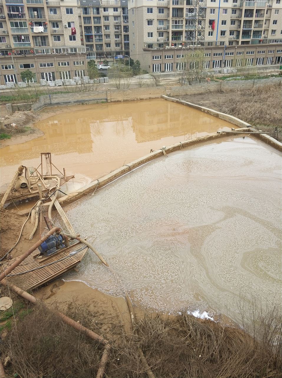 东阿沉淀池淤泥清理-厂区废水池淤泥清淤