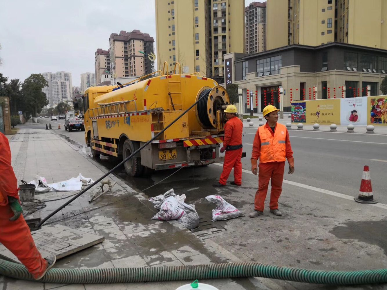 东阿排污管道清淤-管道清洗